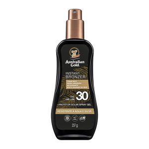 Protetor Solar Corporal Instant Bronzer Spray Gel FPS 30 237g 5566 Australian Gold