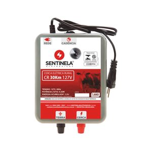 Eletrificador de Cerca com Regulagem 30 km Sentinela