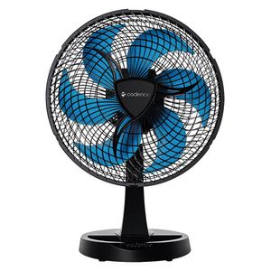 Ventilador 30cm New Windy Preto/Azul 220V VTR560 Cadence