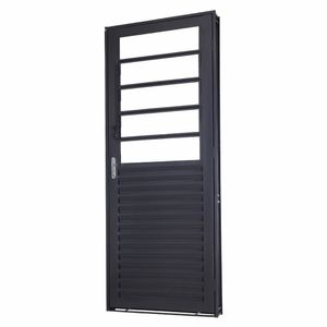Porta de Aço Basculante 85 x 215 cm Lado Direito 134043 Machado
