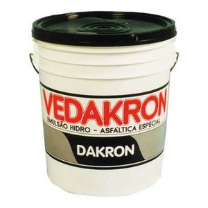Hidroasfalto Vedakron Balde 18kg Preto Dakron