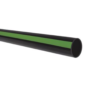 Mangueira PEBD 2" x 4mm Preto com Tarja Verde 021 Pabovi