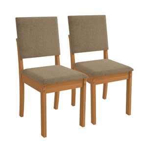 Cadeira Luna Bouclé Fendi 2 peças 2CAD160CN Kappesberg