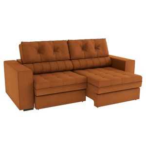 Estofado Juno 3 Lugares Bouclé Terracota Kappesberg