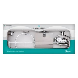 Kit Acessórios para Banheiro Arenito 16000A Marchezan