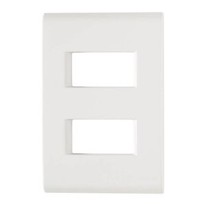 Placa 2 Postos Afastados 4x2 Liz Branco 57106/006 Tramontina