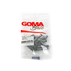 Jogo de Buchas M6 Lisa sem Aba Bric 10 peças 691 Goma