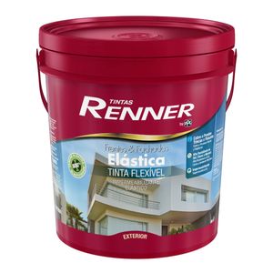 Tinta Elástica Frentes & Fachadas Semibrilho Branco/Base Balde 16L RV7090 Renner