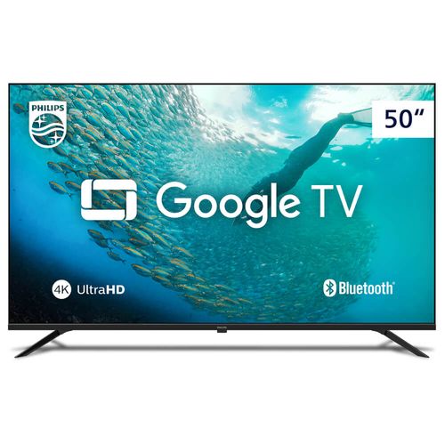 Smart TV LED 4K 50" Google TV 50PUG7019/78 Philips