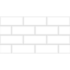 Azulejo Element White Lux 31 x 59 cm Cejatel
