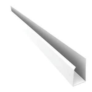 Acabamento PVC Tipo U 6m Branco Vitesse