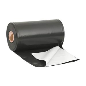 Lona Preta/Branca Plástica Siloplast 1x8m 200 Micras Agroplastic