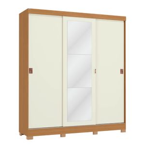 Guarda roupa 3 portas Canela/Off White CB01R589 Kappesberg