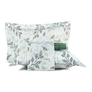 Jogo de Cama Queen 4 peças Toque Acetinado Folhagem 5356.0 Altenburg