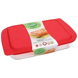 Assadeira Funda com Tampa Plástica 5,3L 6538.26 Marinex