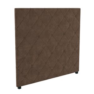 Cabeceira Deluxe Veludo Marrom 140 cm CAB012 Kappesberg