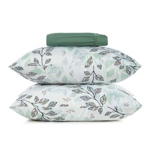 Jogo de Cama Queen 3 peças Toque Acetinado Folhagem 5356.0 Altenburg
