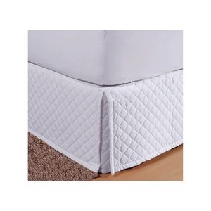 Saia Box Casal Matelassada Branco Jolitex
