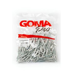 Jogo de Rebites de Repuxo 4,0 x 16mm 100 peças Alumínio 1020 Goma