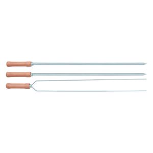 Kit Espetos 3 peças 85cm 3304 Mor