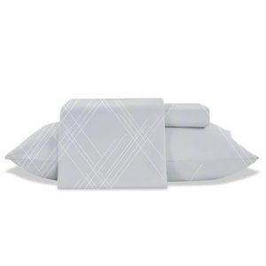 Jogo de Cama Queen 3 peças Toque de Seda Riscado Jolitex