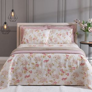 Jogo de Cama Casal 4 peças Supercal Sortido Corttex