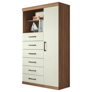Cômoda 6 Gavetas Marabá 1.6 Jatobá/Areia 309643 Santos Andirá
