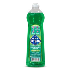 Detergente Gel Concentrado Capim Limão 420gr Gota Limpa