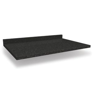 Tampo para Balcão 80 cm Preto Semi Brilho S415 Kappesberg