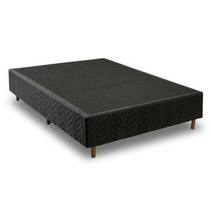 Box Casal 138 x 188 x 30 cm Poliester Preto Kappesberg