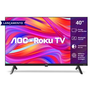 Smart TV DLED Full HD 40" Roku TV 40S5045/78G AOC