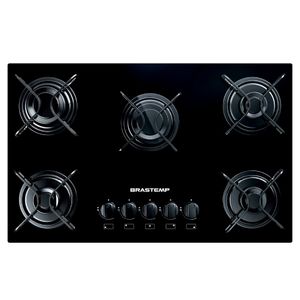Fogão Cooktop 5 Bocas Preto BDD75AEUNA Brastemp