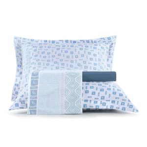 Jogo de Cama Casal 4 peças Toque Acetinado Etno 5075.0 Altenburg