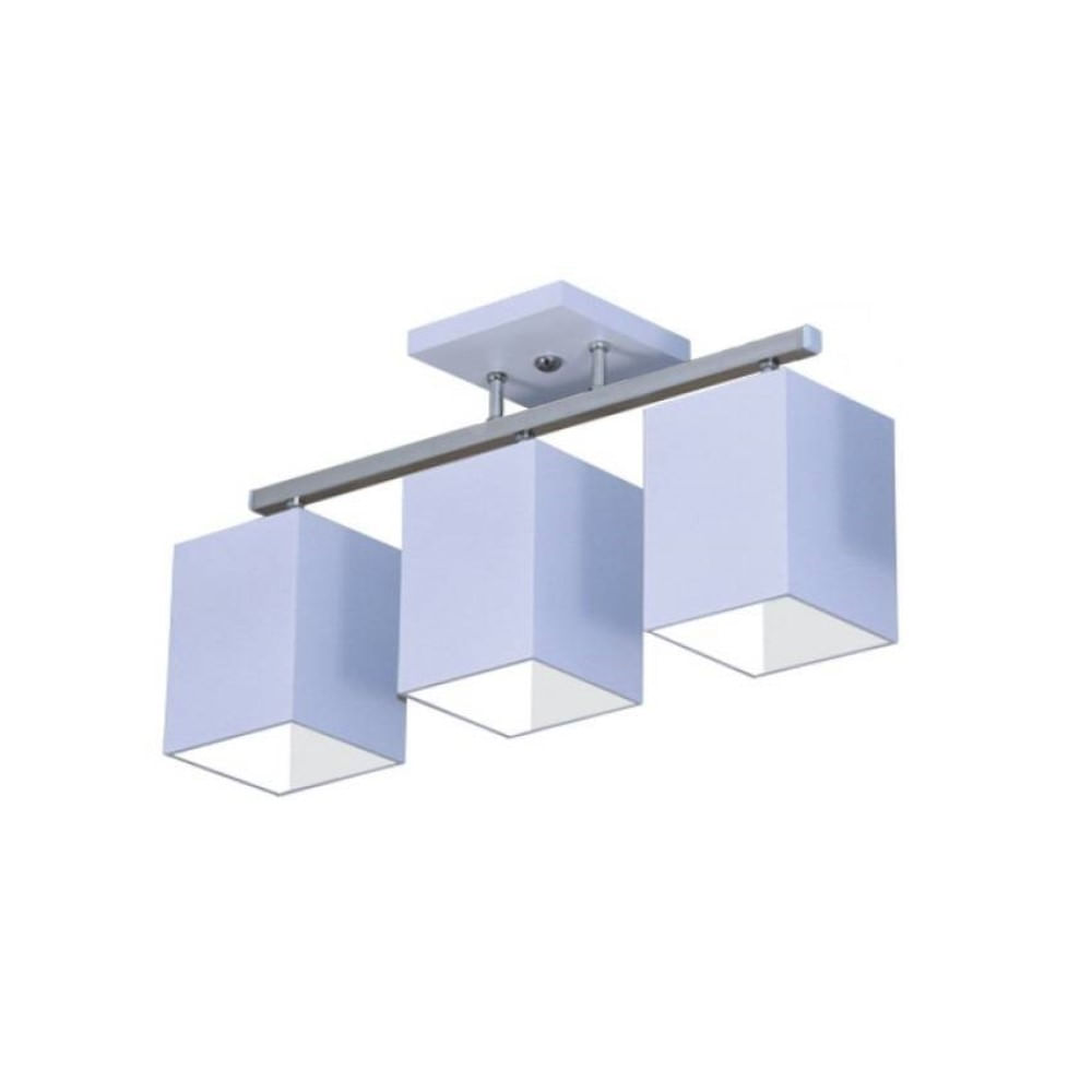 Luminária de Trilho Quadratus 3 Lâmpadas Branco 5203BR Mü - Loja Solar