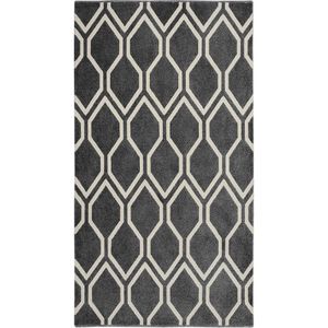 Tapete 100 x 160 cm Classe A Gris São Carlos