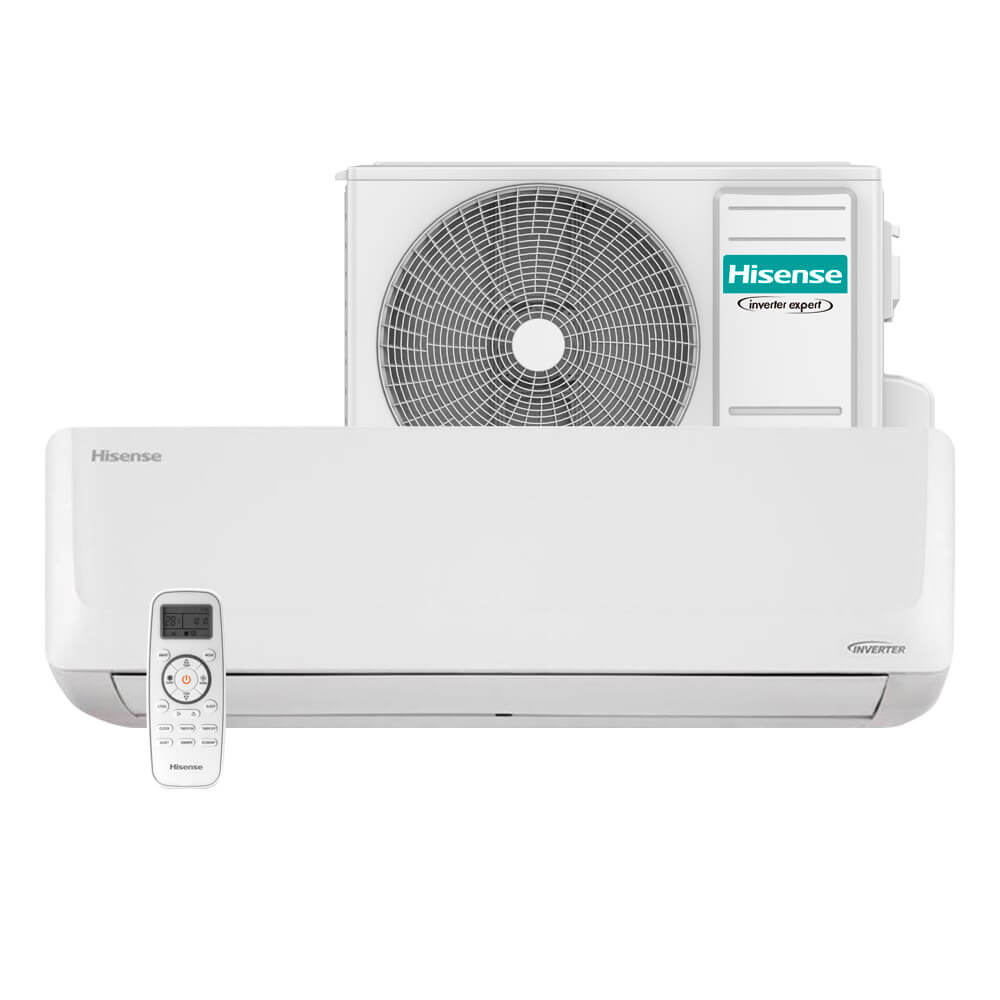 Evaporadora Hisense Split Inverter Quente e Frio 9000Btus