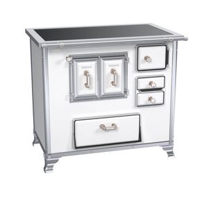 Fogão a lenha Nº 2 Século XVIII Premium Gabinete Esquerdo Branco 29992 Venax