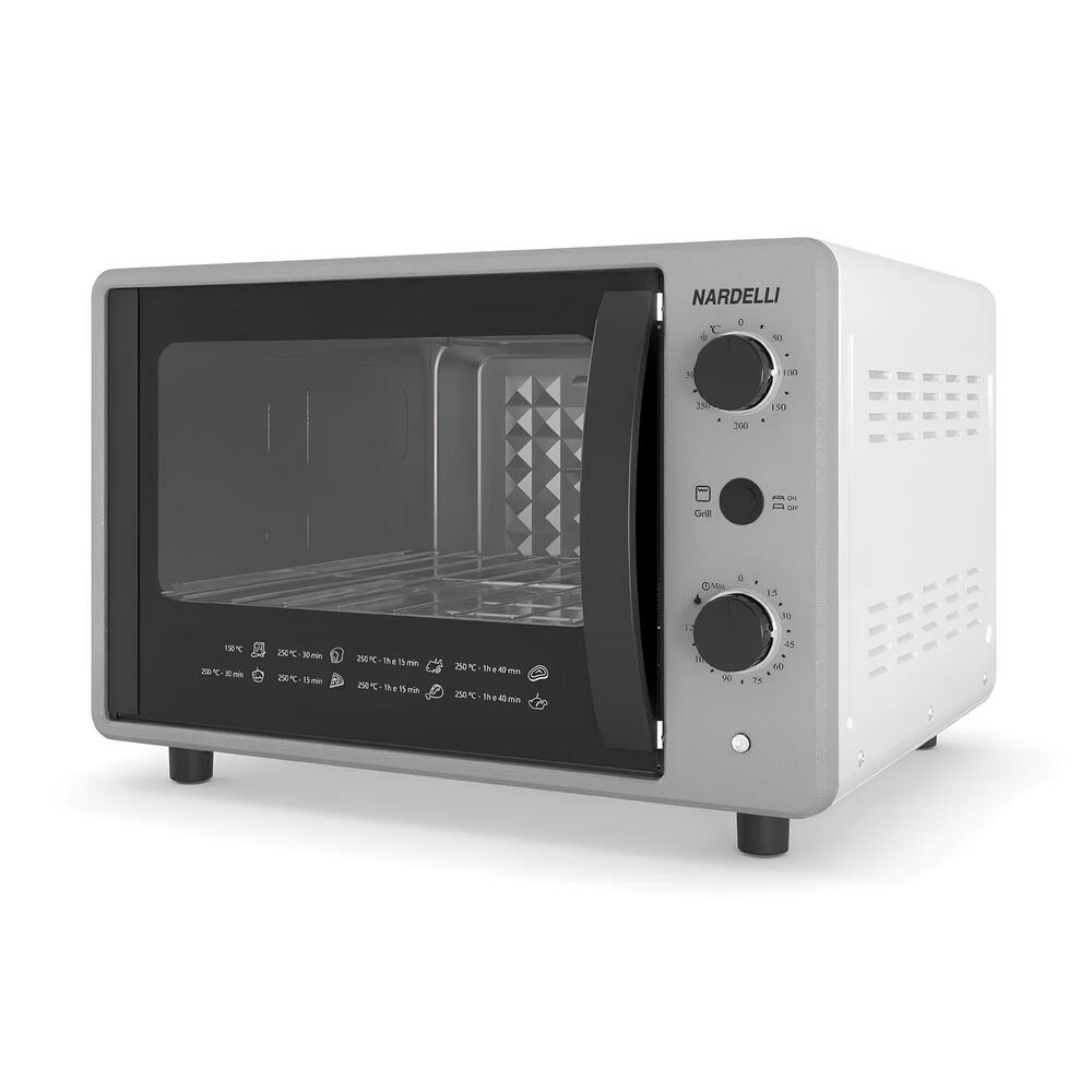 Forno Elétrico Nardelli S45 45 Litros Cinza/Branco 220V