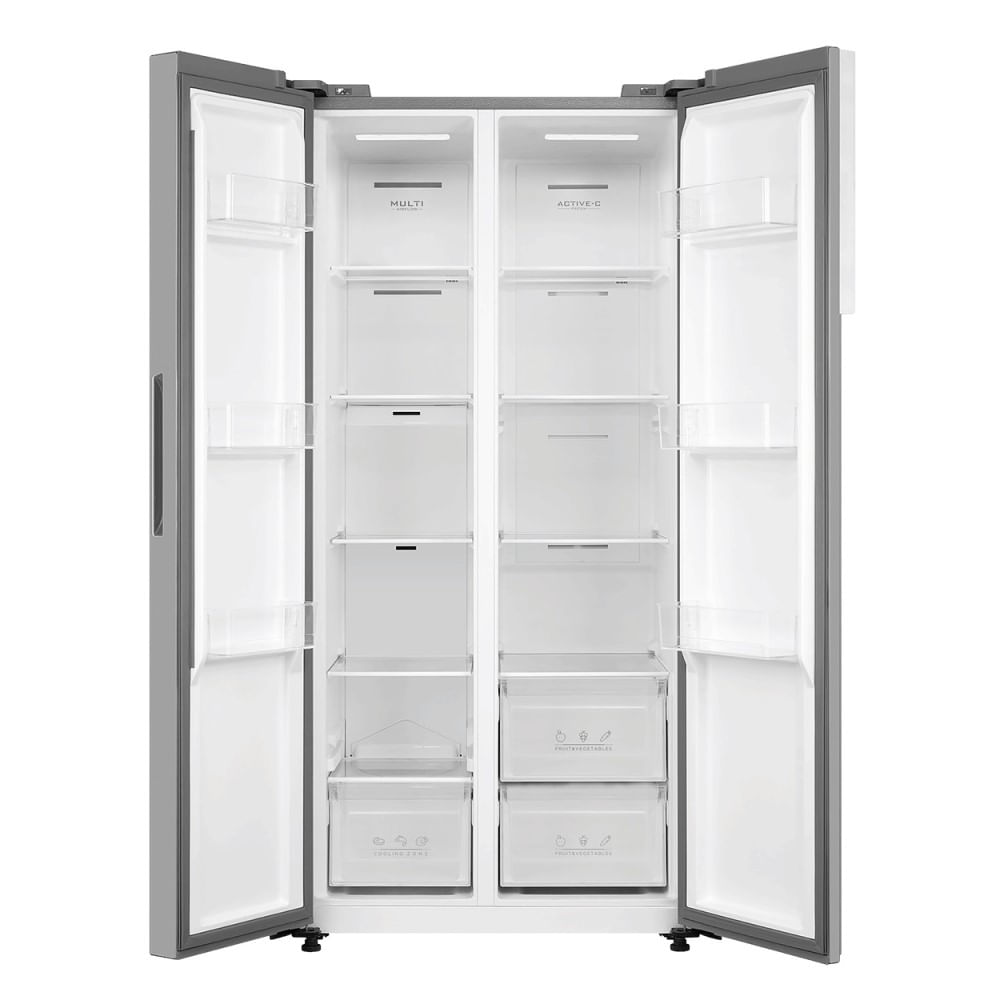 Refrigerador Frost Free 442L Inox 220V MDRS598FGA042 Midea - Loja Solar