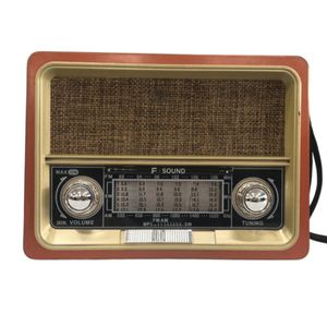 Rádio portátil Energia Solar 8 Faixas Marrom 5559 F-Sound