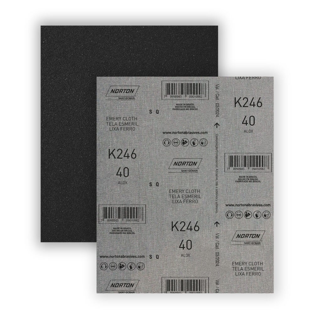 Encontraproduto.com.br - Lixa Ferro Norton K246 Nº 80