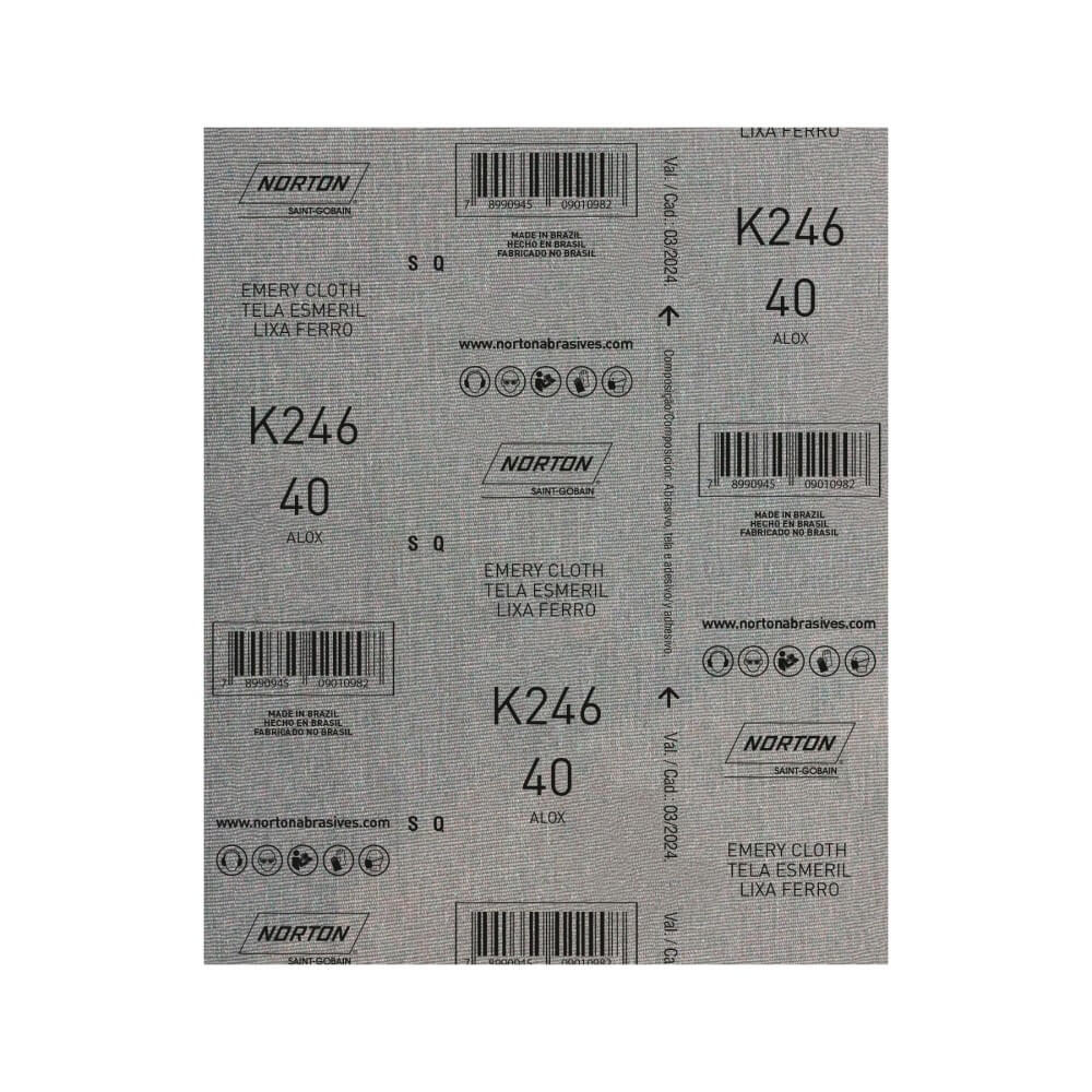 Encontraproduto.com.br - Lixa Ferro Norton K246 Nº 120