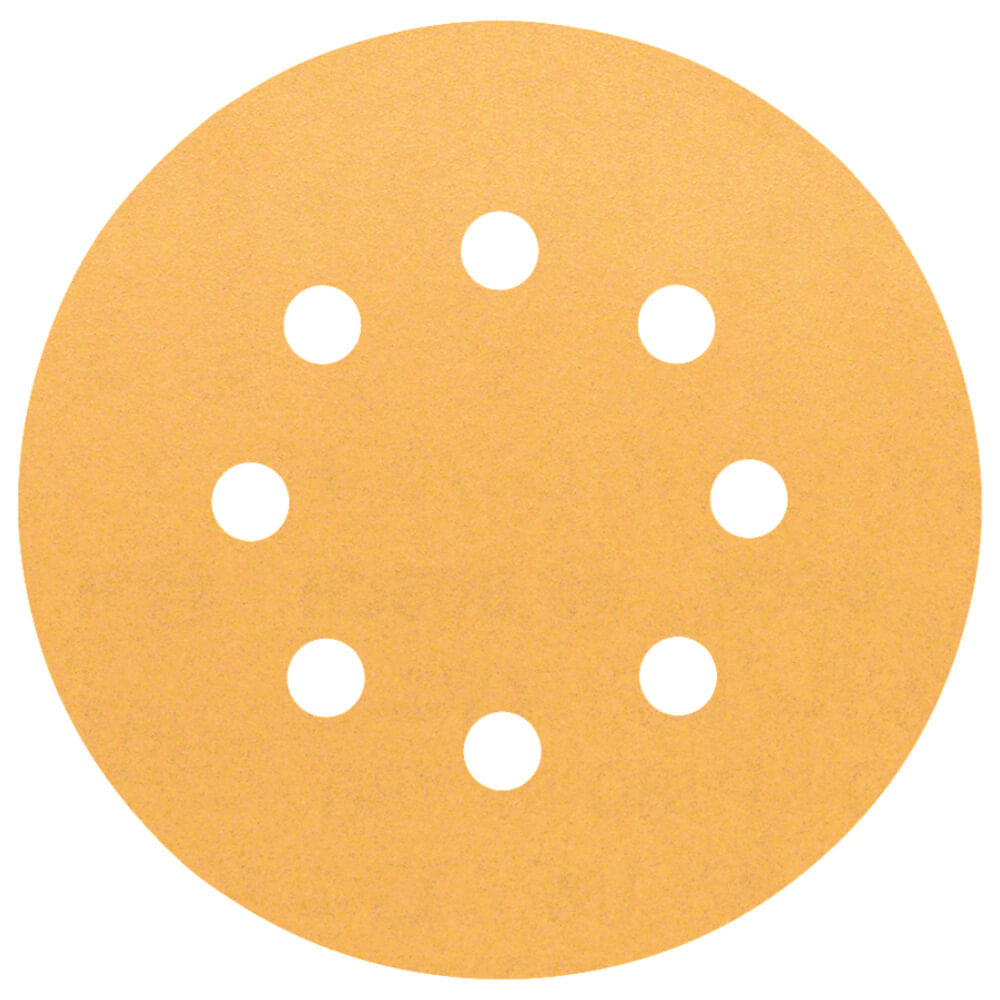 Disco de Lixa Bosch 125 mm Grão 180 para Madeira com 5 peças