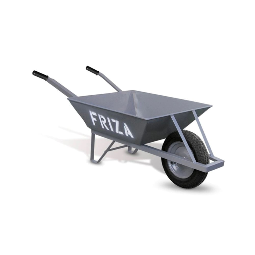 Carrinho de Mão Super Forte 60L Cinza F131 Friza - Loja Solar