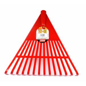 Vassoura Plástica para Jardim Vermelho 13210 Max