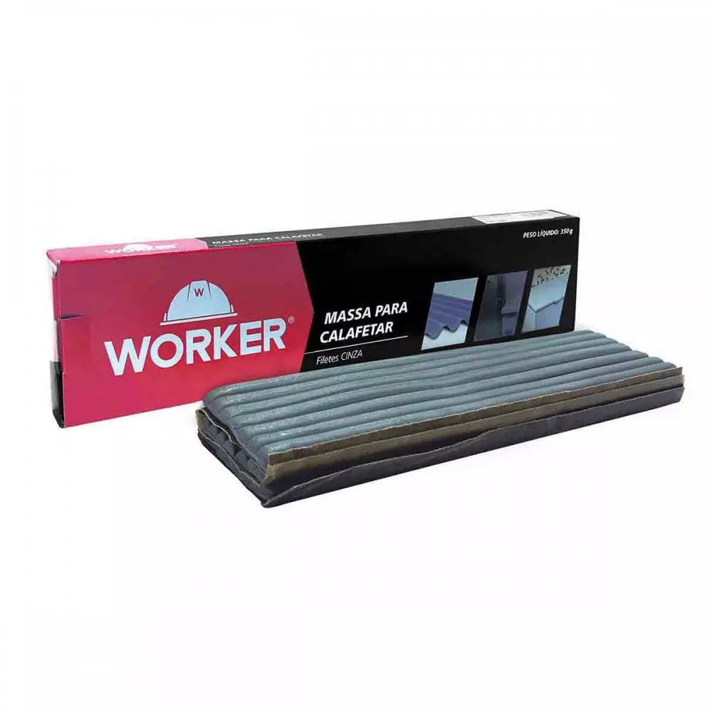 Massa para Calafetar 350gr Cinza Worker