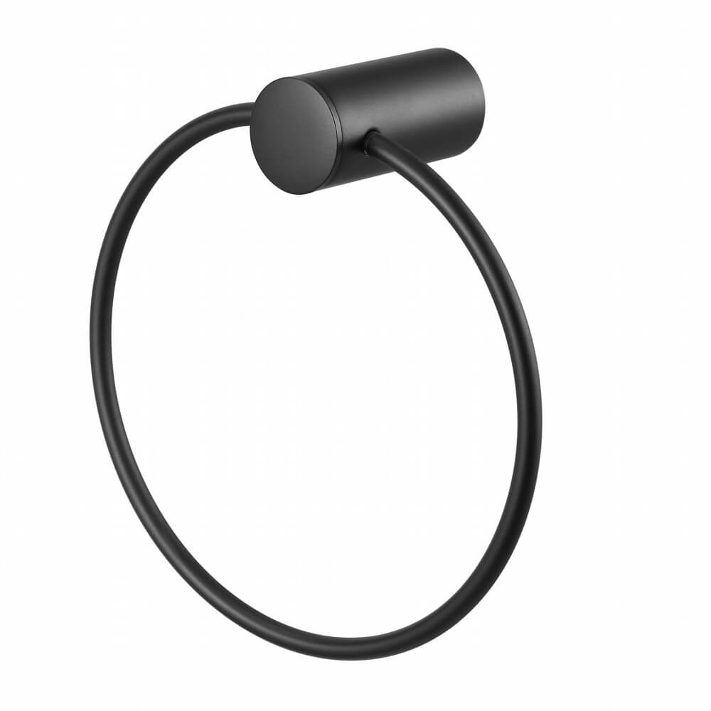 Porta Toalha Atria 217 C 36 Preto Matte 25825.0.49 Meber