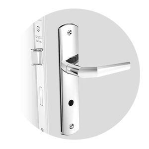 Fechadura Popline Reta Banheiro Cromado 03003.0811.18 Soprano