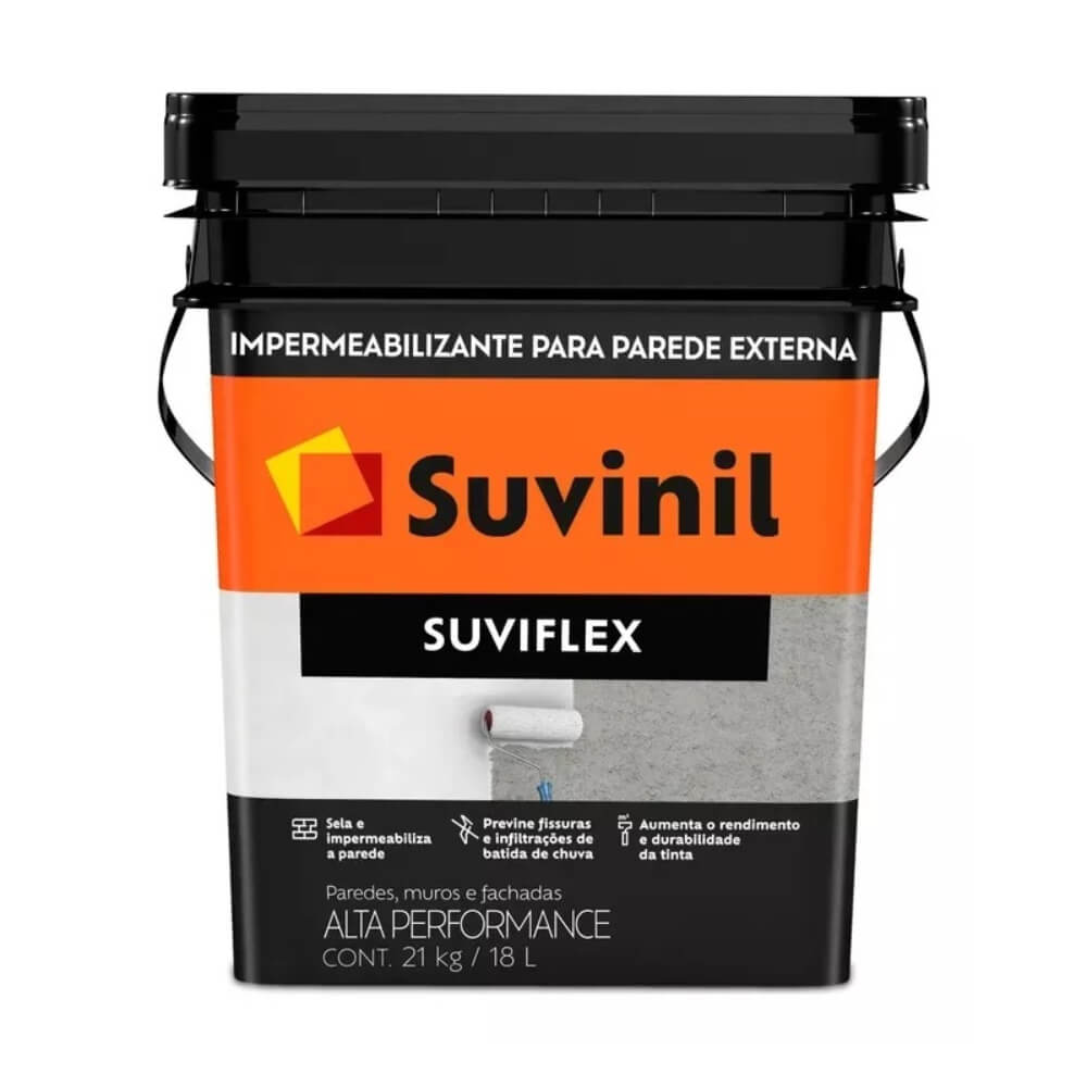 Impermeabilizante Suviflex Balde 21kg Branco Suvinil - Loja Solar