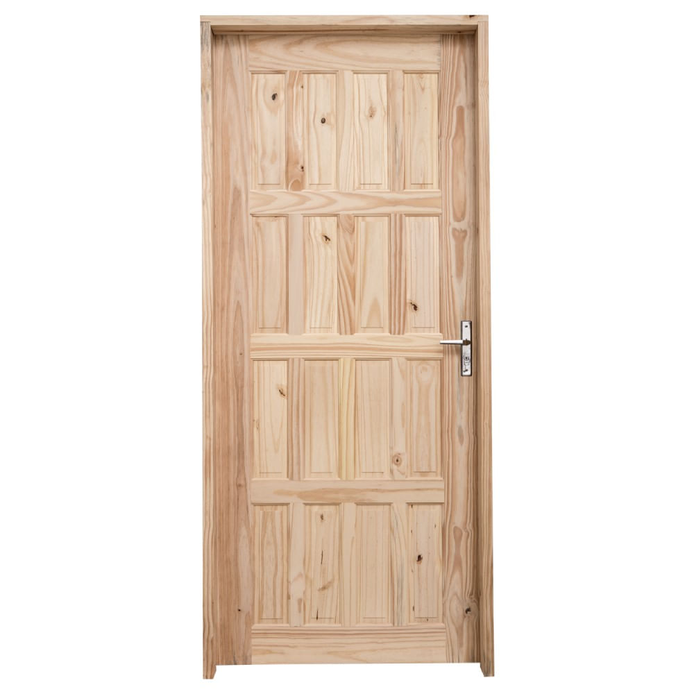 Porta de Pinus Externa 85 x 213 cm Lado Direito 1441 Grantok